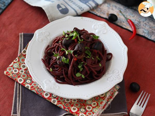 Spaghetti al Fuoco di Bacco: massa com vinho tinto que traz intensidade e paixão à mesa! - foto 2