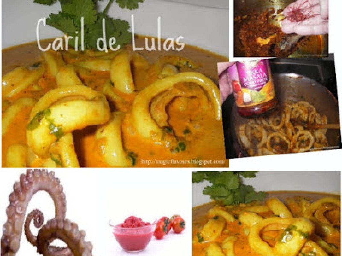 Squid curry / Caril de lulas/ Curry de calamar