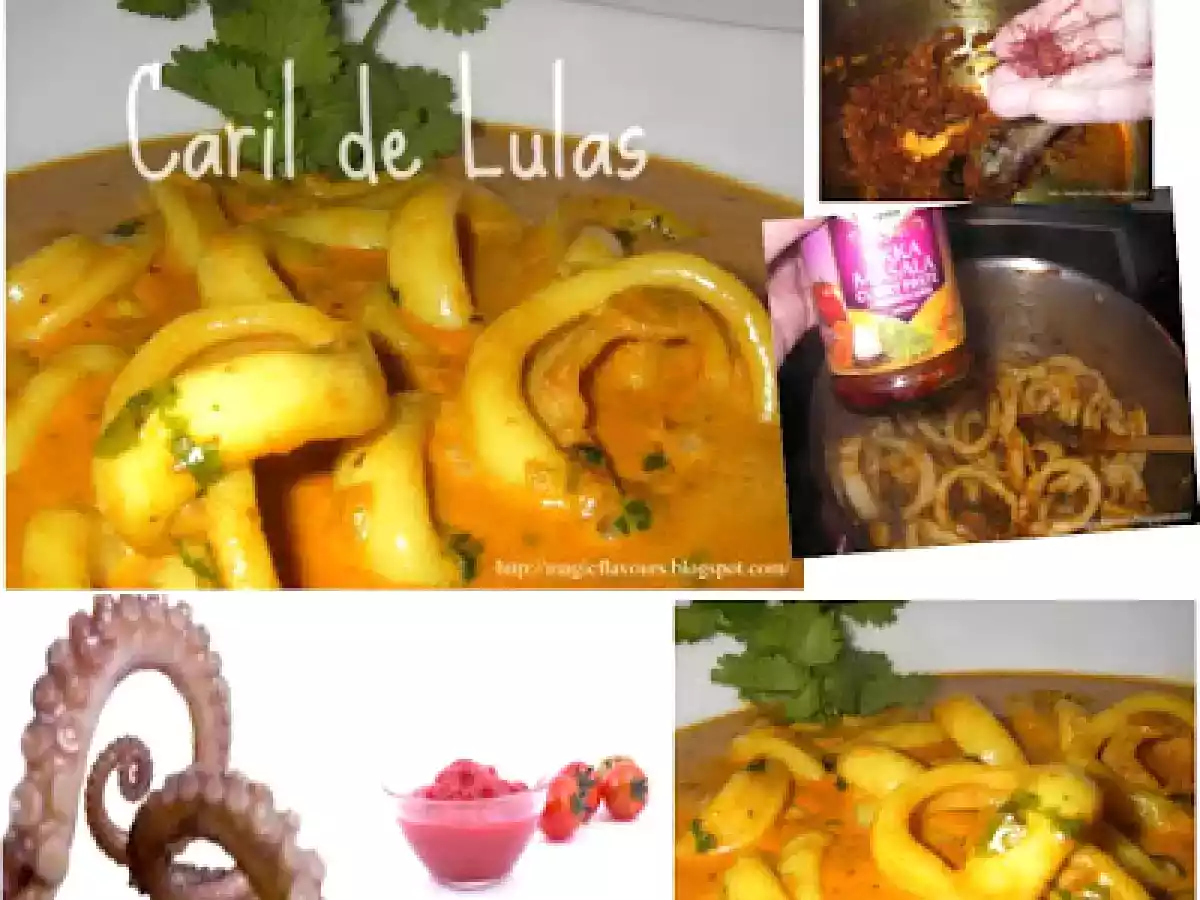Squid curry / Caril de lulas/ Curry de calamar