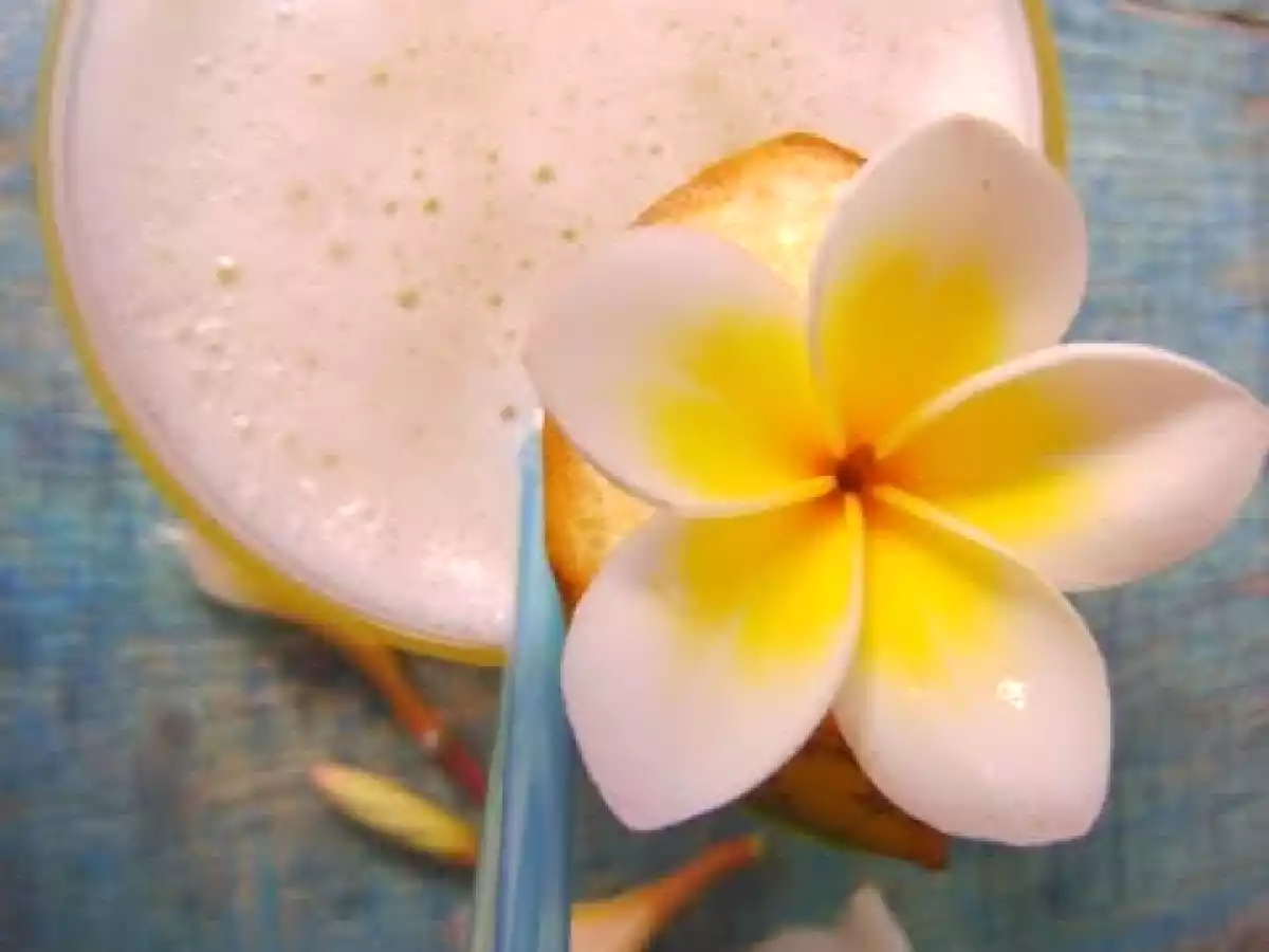 SUCO DE BANANA COM GENGIBRE