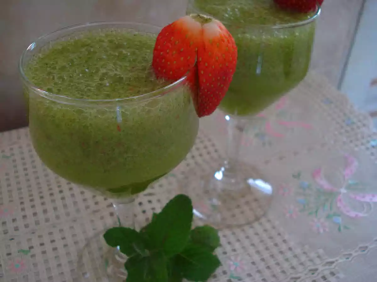Suco de Maçã e Hortelã