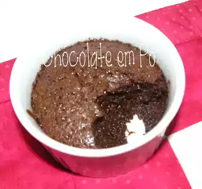 Suflê de chocolate