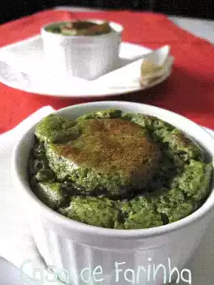 Suflê de espinafre