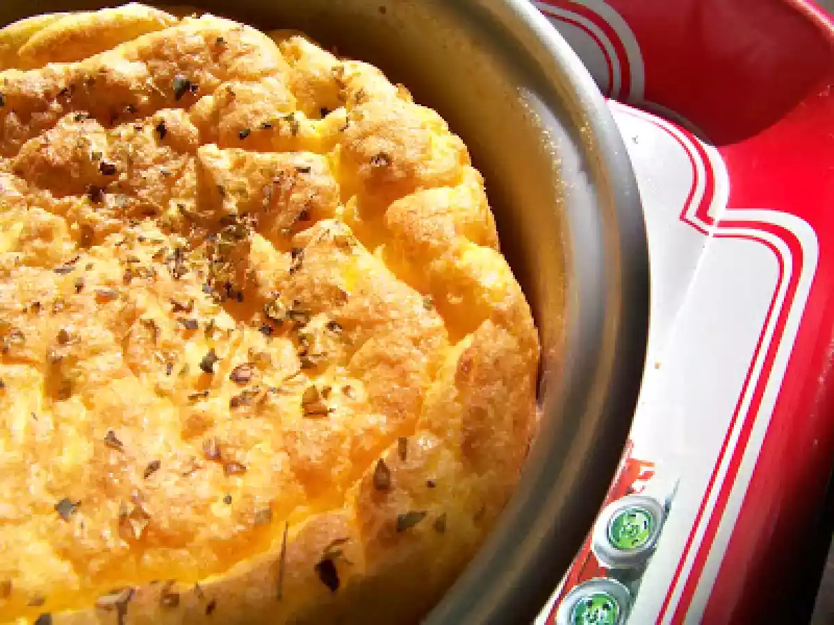 Suflê de Mandioquinha (batata-baroa)