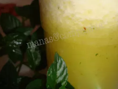 Sumo de ananás com hortelã (ju)