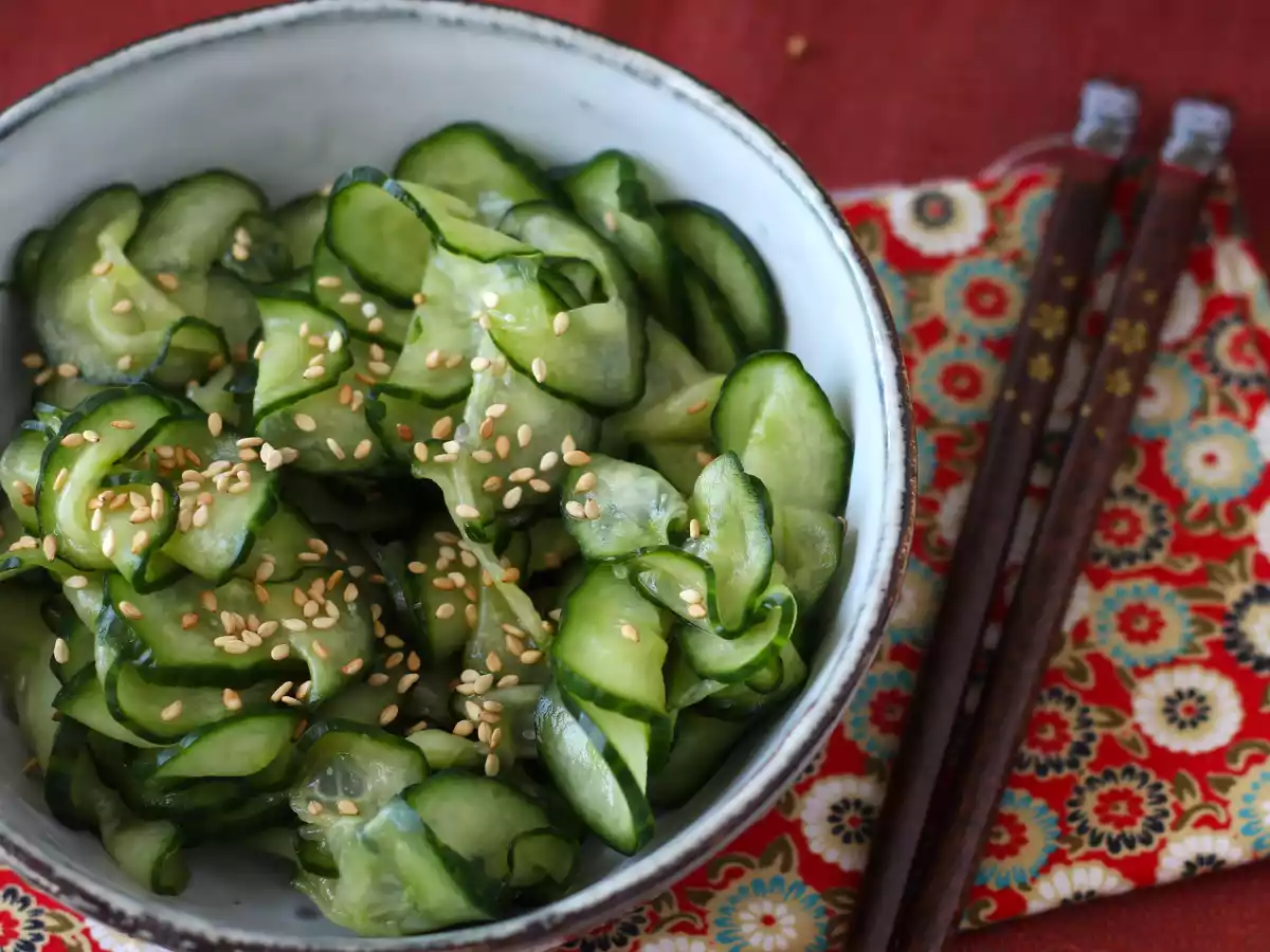 Sunomono, a refrescante salada de pepino japonês - foto 2