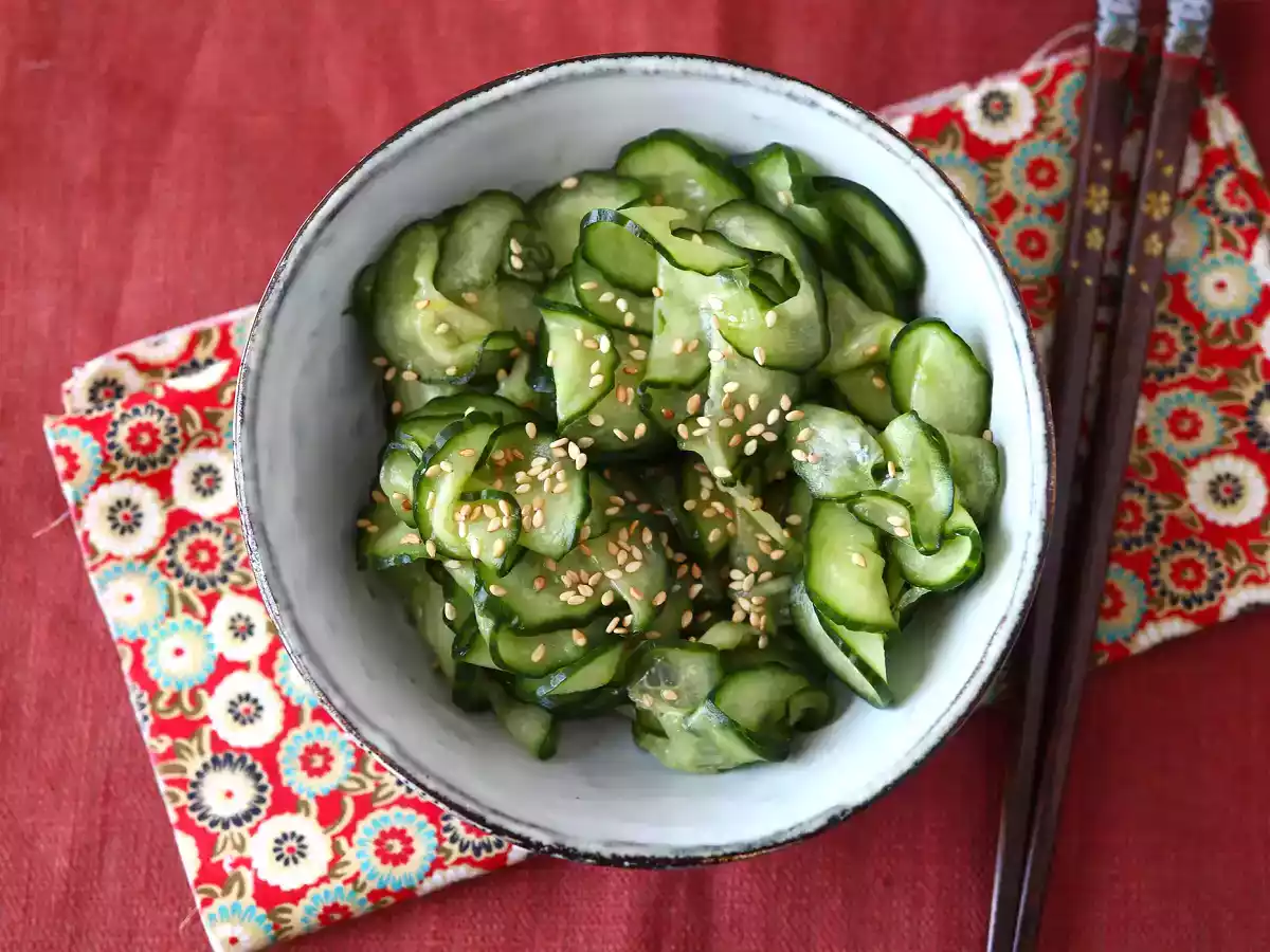 Sunomono, a refrescante salada de pepino japonês - foto 3