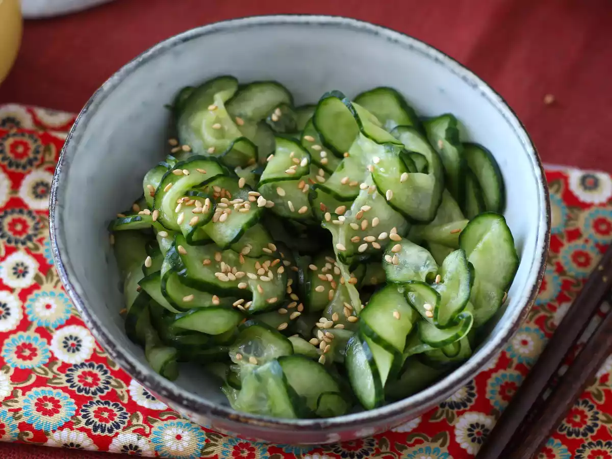 Sunomono, a refrescante salada de pepino japonês - foto 5