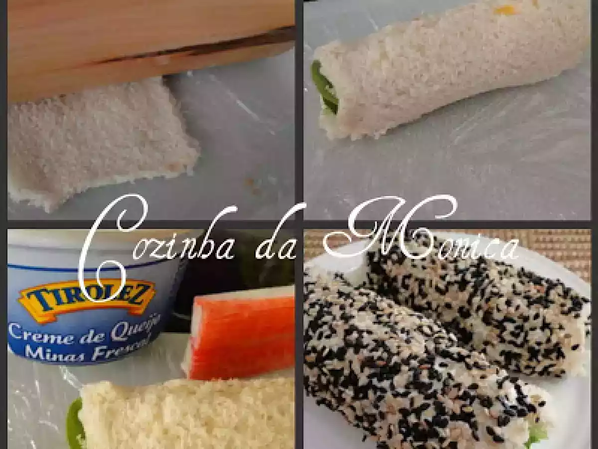 Sushis de Pão!! Passo-a-passo. - foto 3