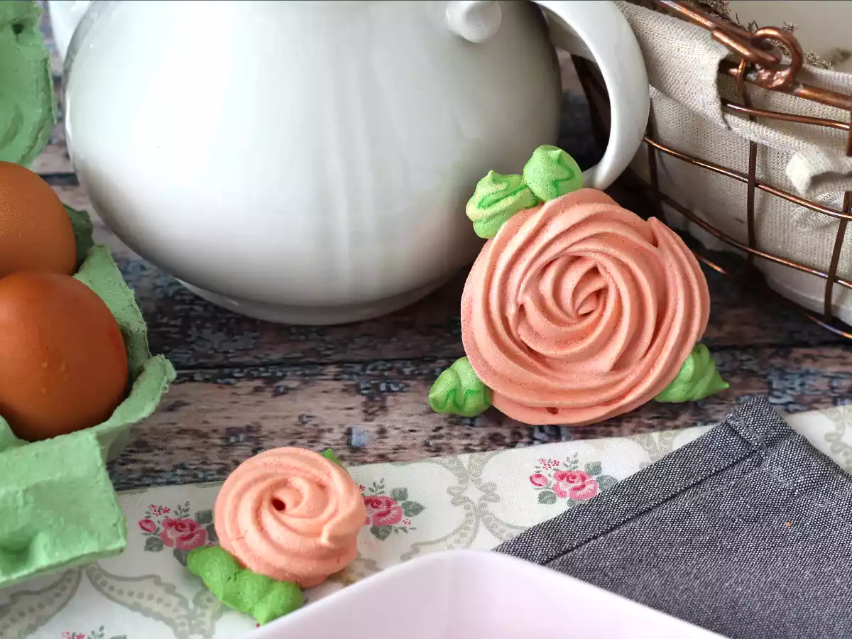 Suspiros (merengues) em formato de lindas rosas! - foto 4