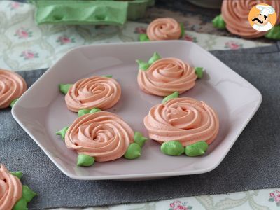 Suspiros (merengues) em formato de lindas rosas! - foto 3