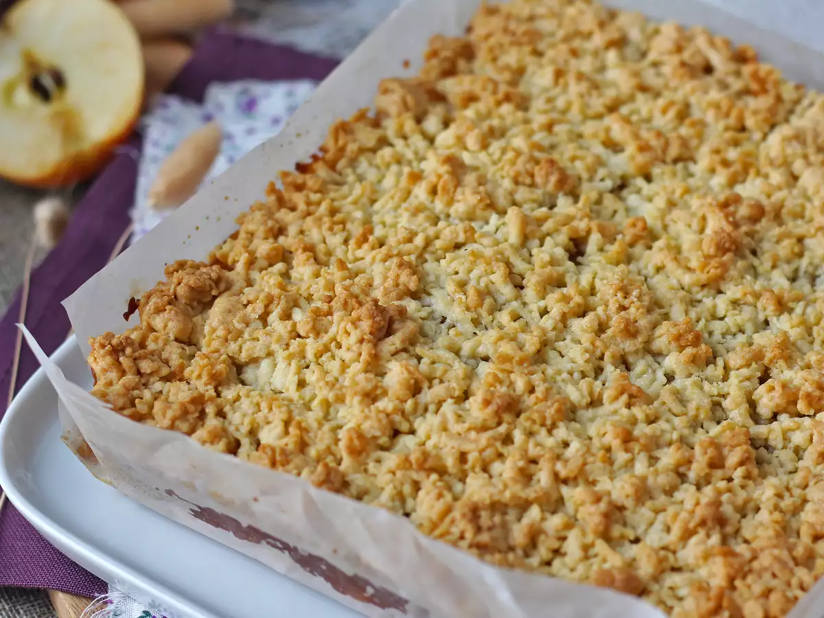 Szarlotka: torta de maçã polonesa com cobertura crocante - foto 5