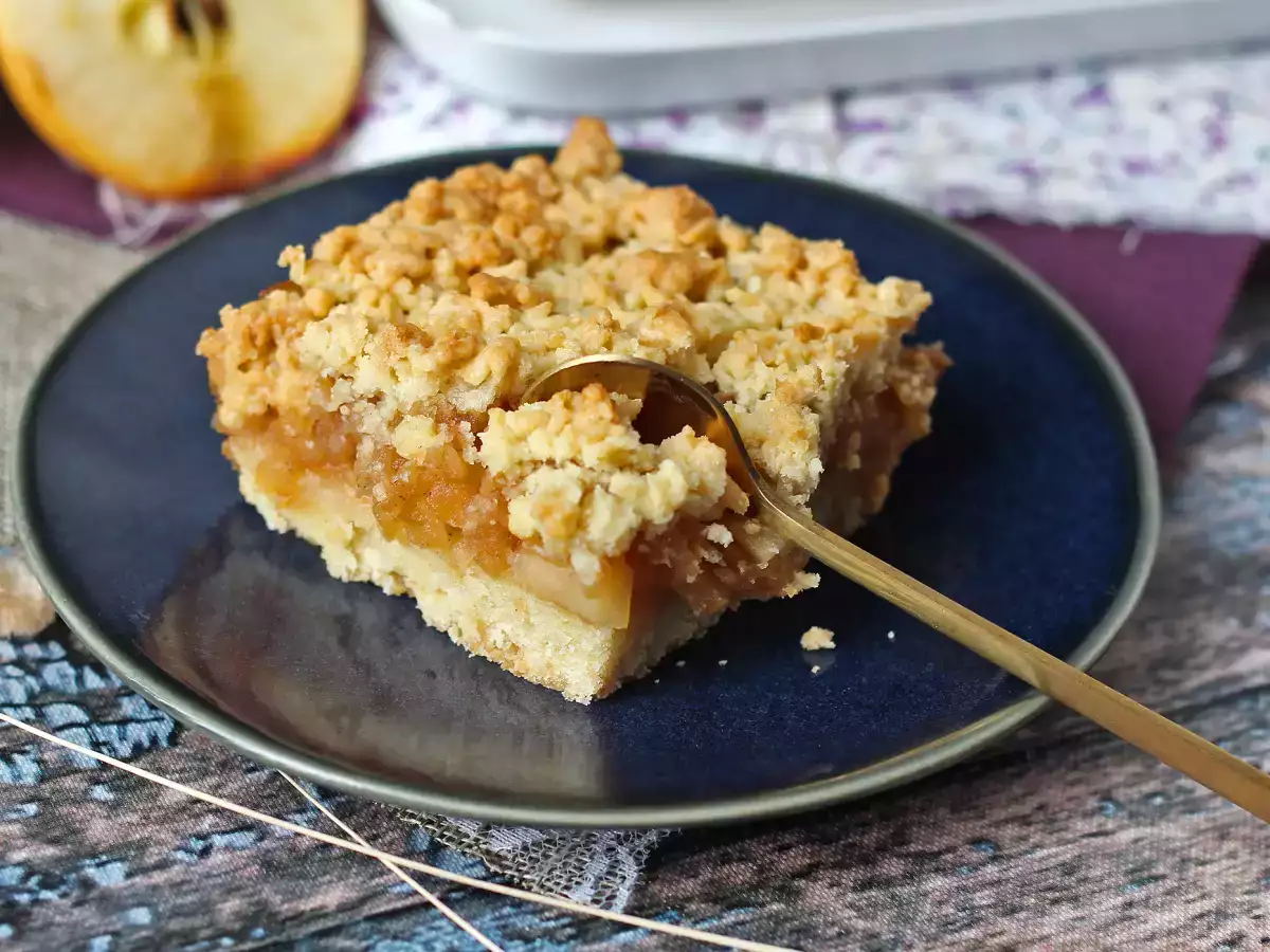 Szarlotka: torta de maçã polonesa com cobertura crocante - foto 3