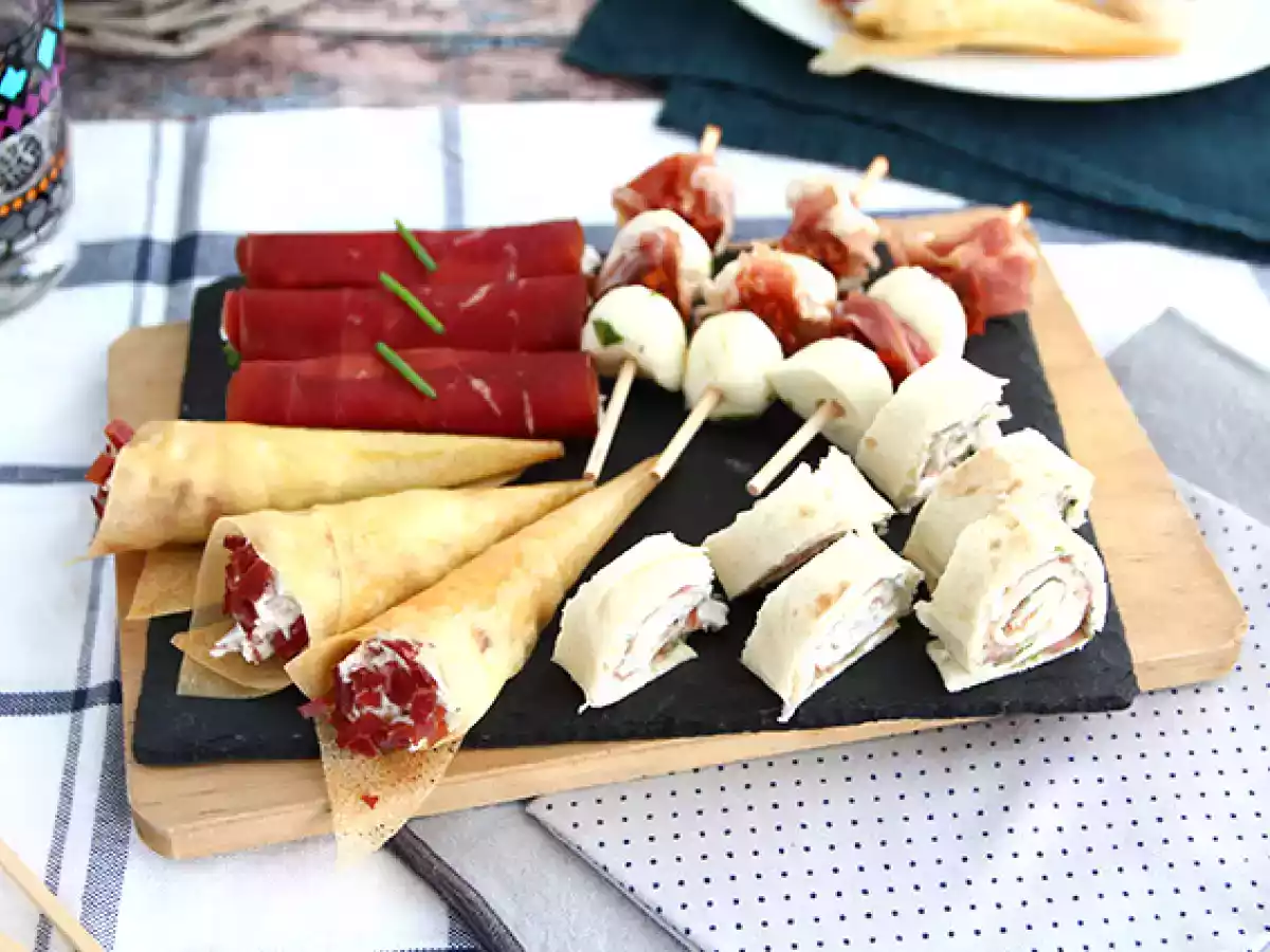 Tábua de frios (carnes frias com queijo)