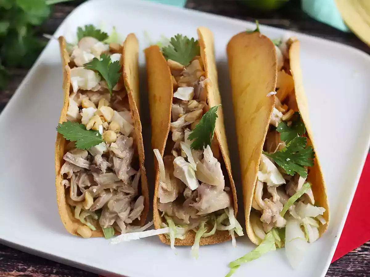 Tacos crocante com frango e molho satay - foto 3