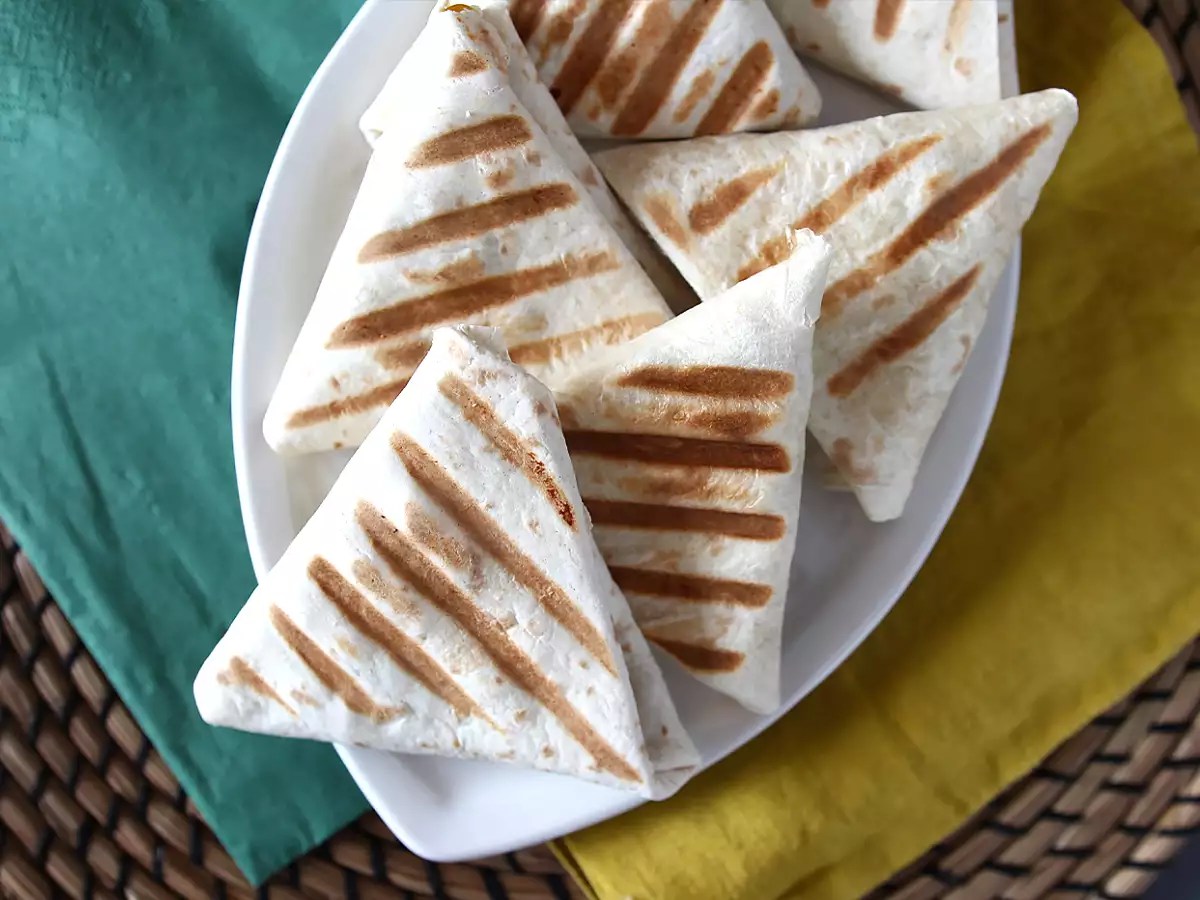 Tacos de chamuças vegetarianos - foto 2