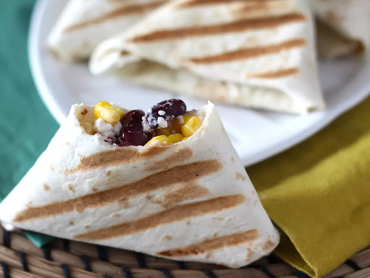 Tacos de chamuças vegetarianos - foto 4