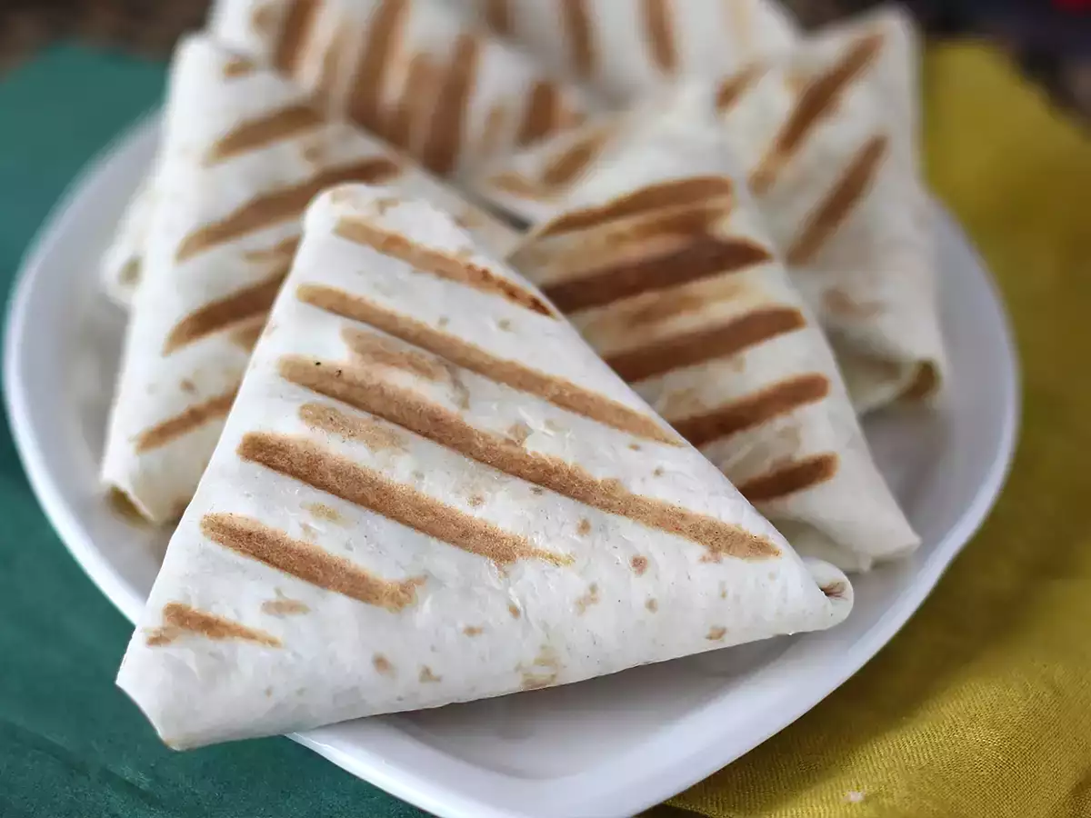 Tacos de chamuças vegetarianos - foto 5