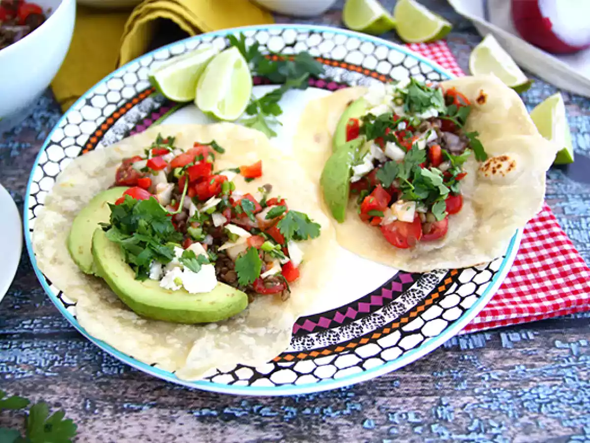 Tacos vegetarianos