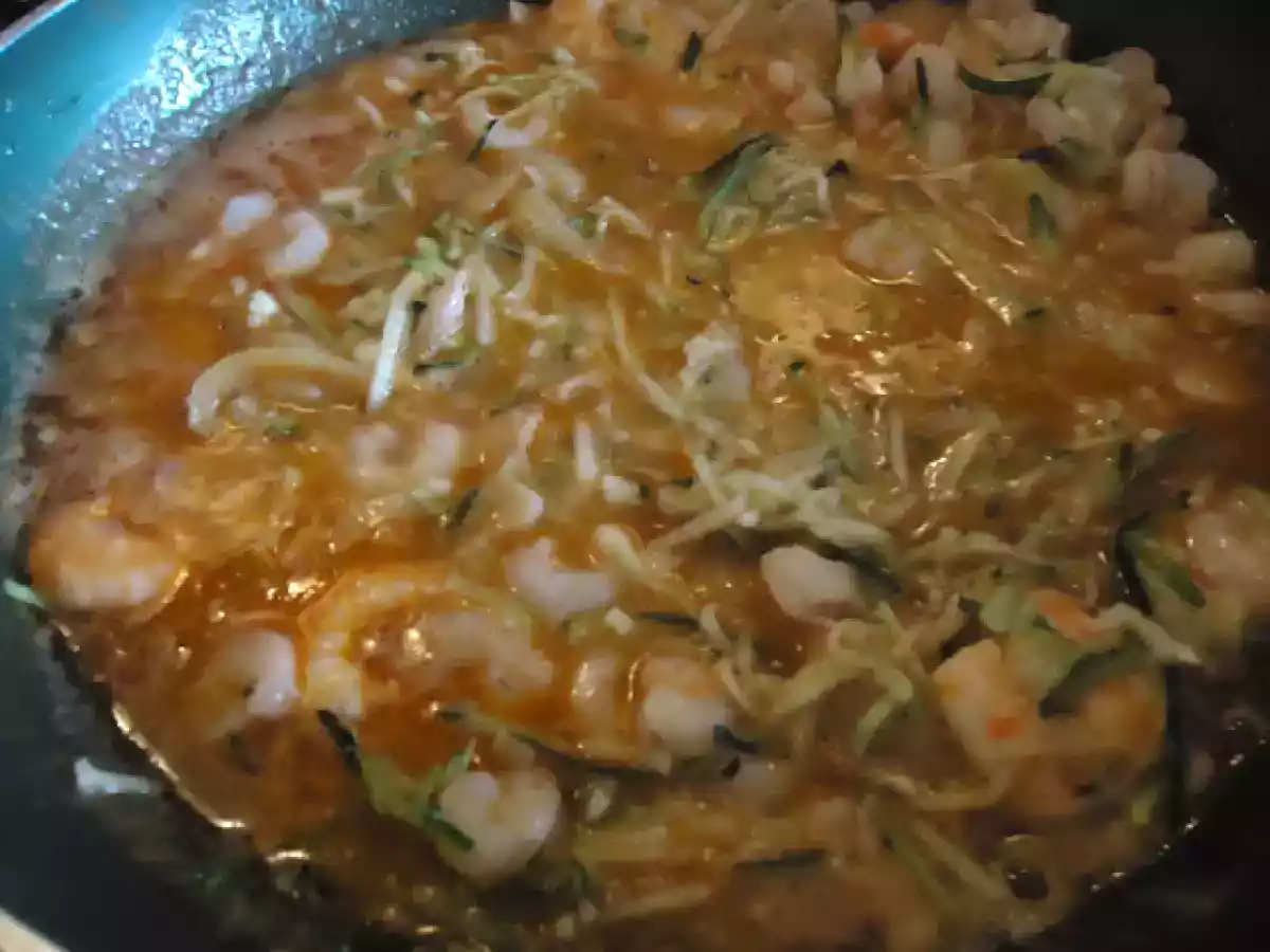 Tagliatelle fresco com cogumelos e camarão - foto 3