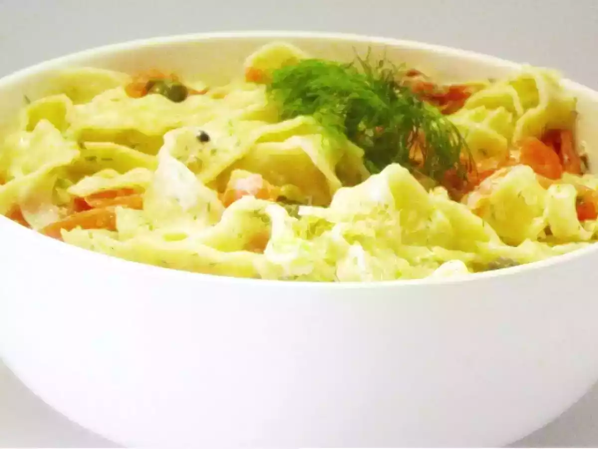 Tagliatette com Salmão Fumado e Aneto - foto 2