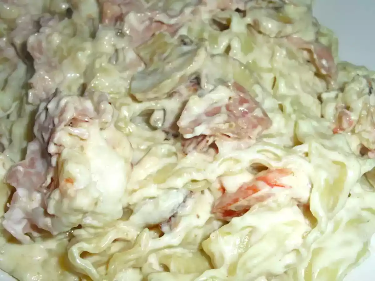Talharim com cogumelos, camarão e molho branco cremoso - foto 11