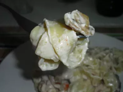 Talharim com cogumelos, camarão e molho branco cremoso, foto 12