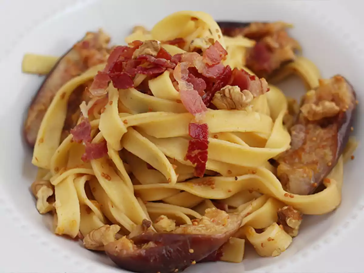 Talharim com figo e pancetta - foto 2
