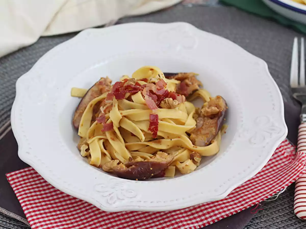 Talharim com figo e pancetta - foto 3