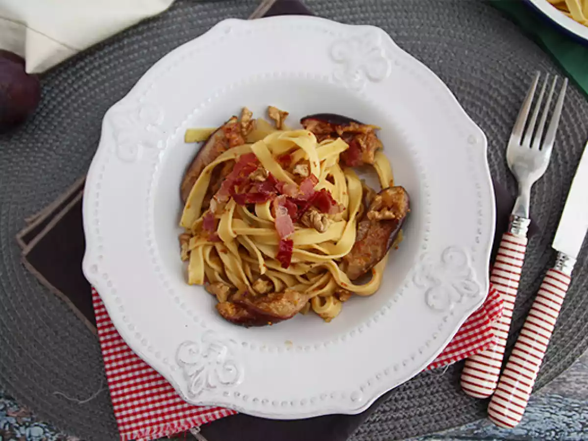 Talharim com figo e pancetta - foto 5