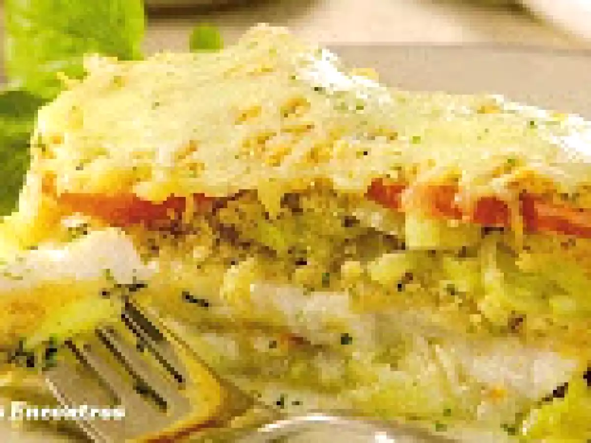 Tamboril e camarões com legumes no forno à la Atkins