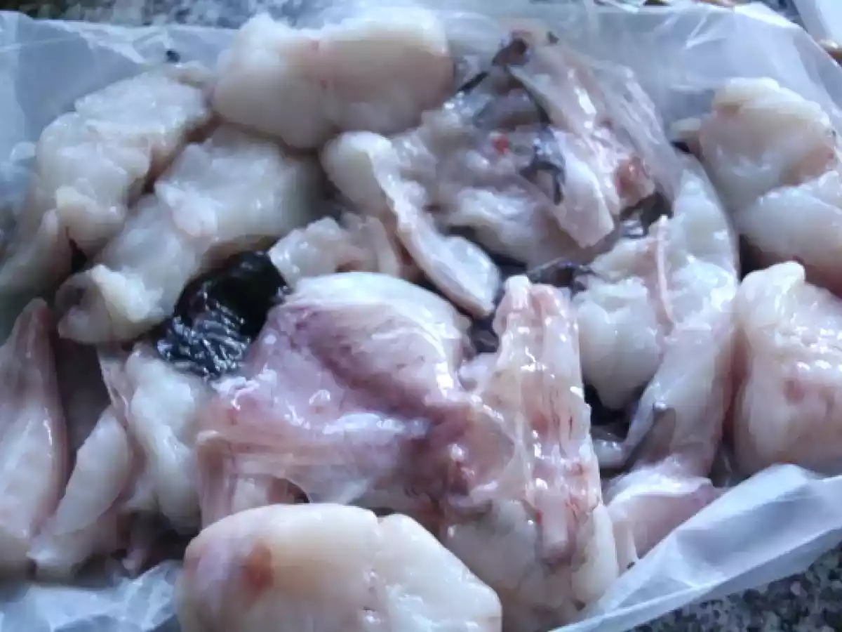 Tamboril marinado e uma salada de feijão branco - foto 2