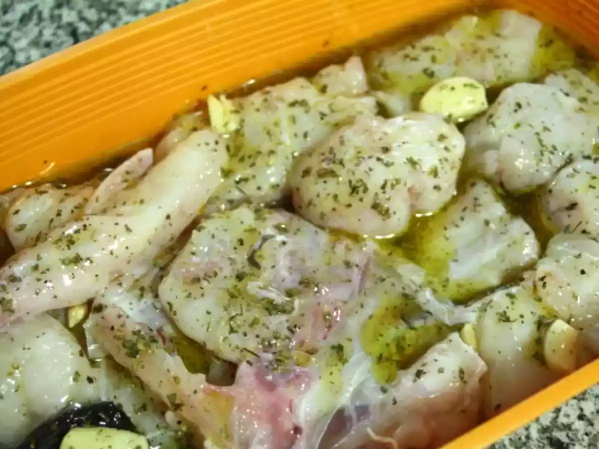 Tamboril marinado e uma salada de feijão branco - foto 5