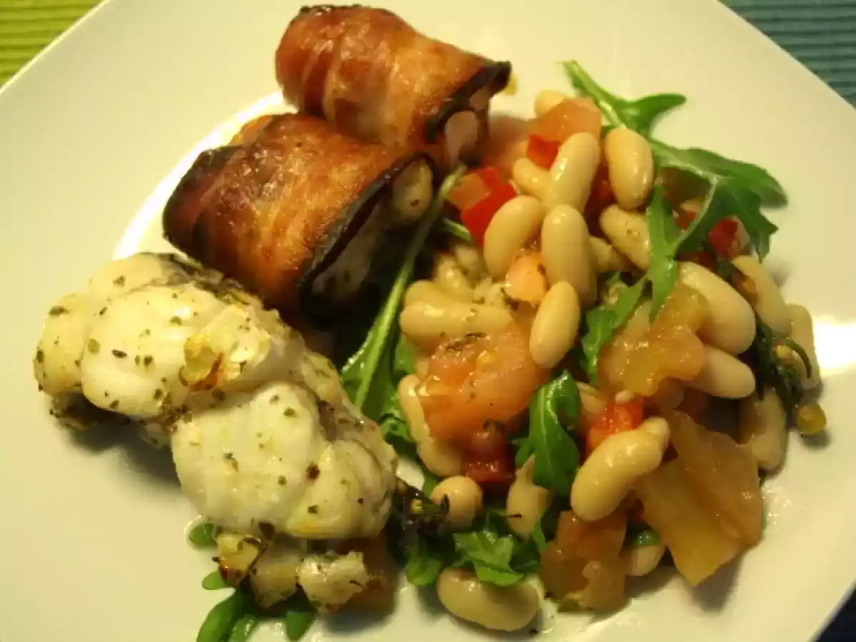 Tamboril marinado e uma salada de feijão branco - foto 11