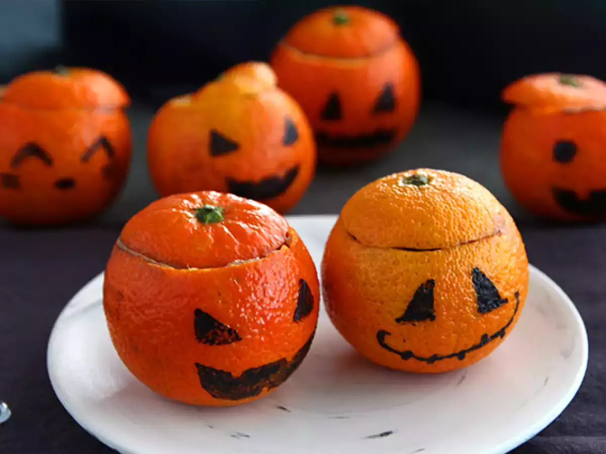 Tangerina de Halloween (com mousse de chocolate) - foto 2