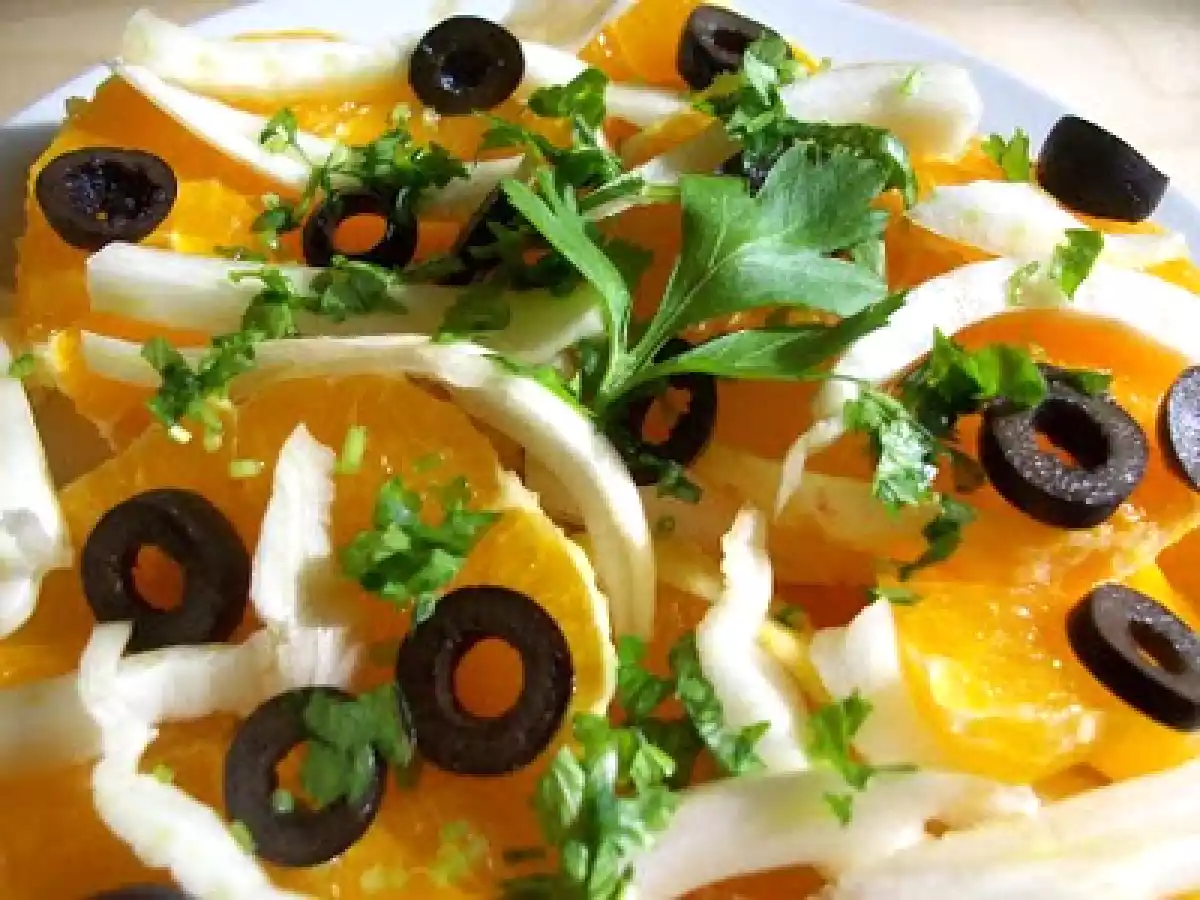 Tapas - Salada laranja-funcho