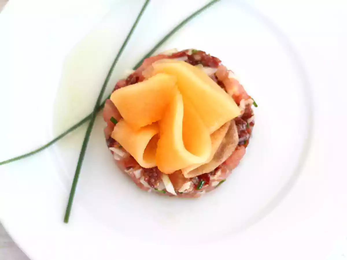 Tártaro (tartar) de Presunto e Melão - foto 2