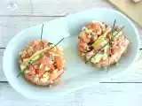 Tártaro/Tartar/Tartare de salmão com maçã verde, foto 2
