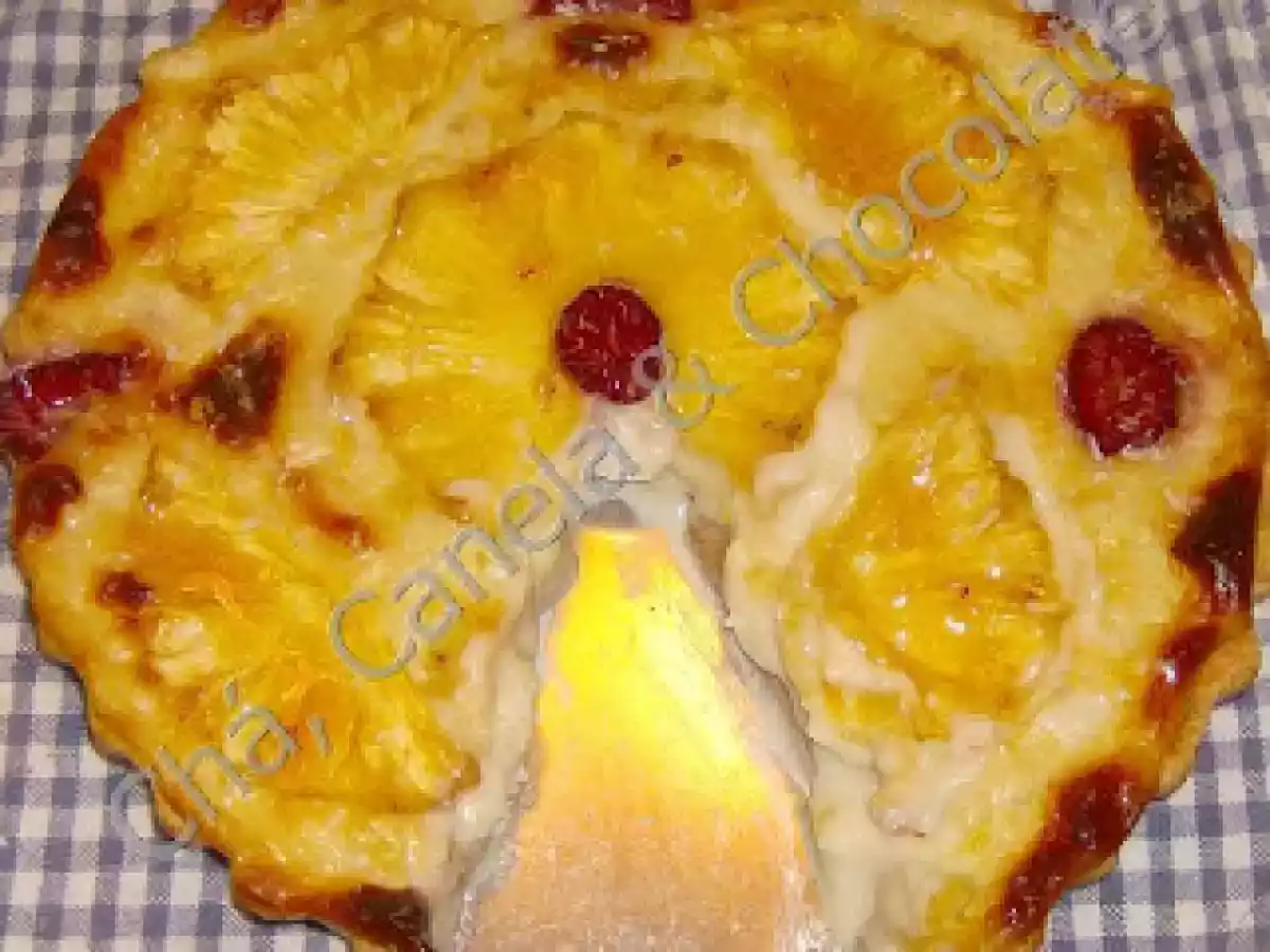 Tarte Cremosa de Ananás e Coco