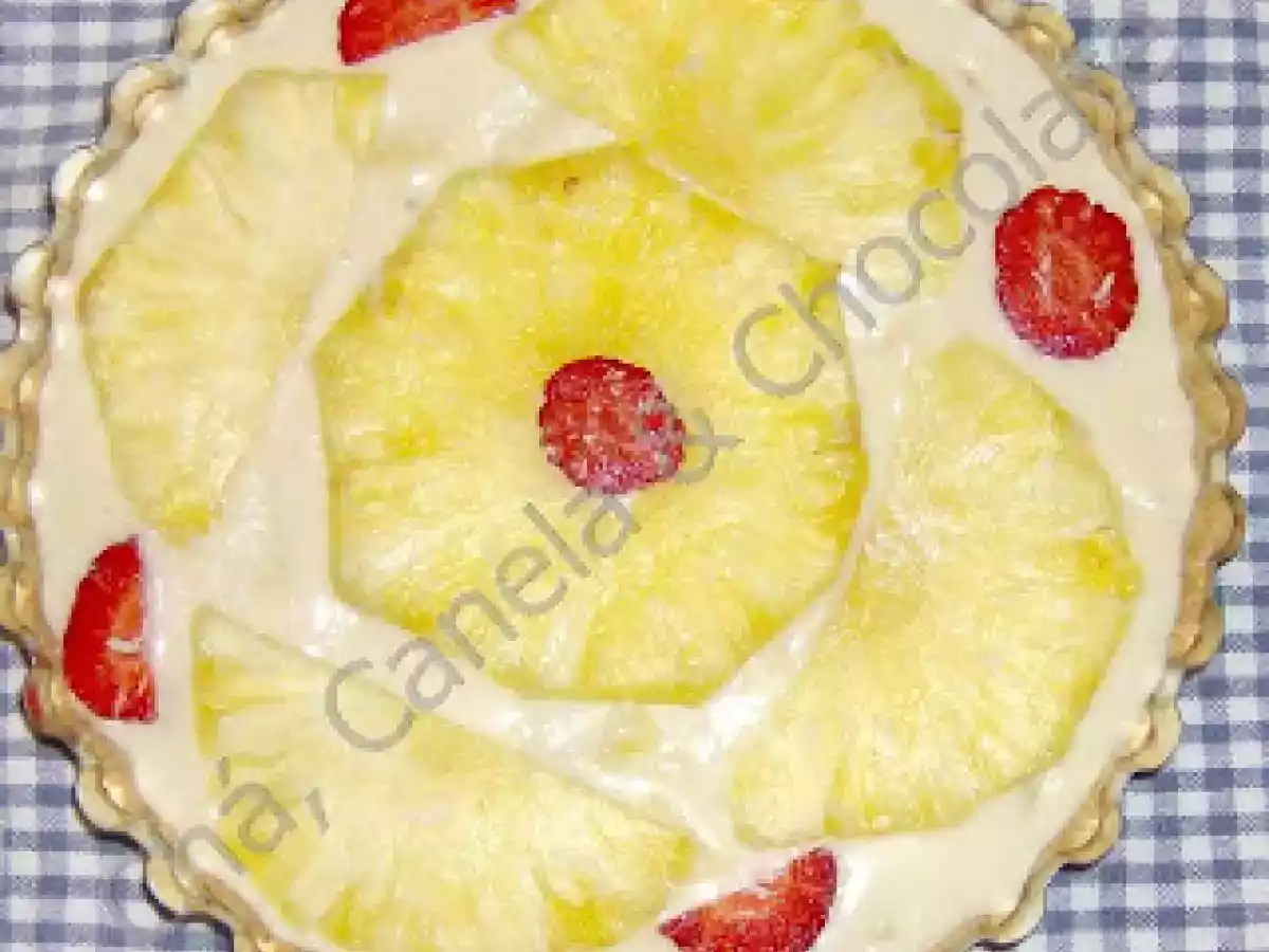 Tarte Cremosa de Ananás e Coco - foto 2