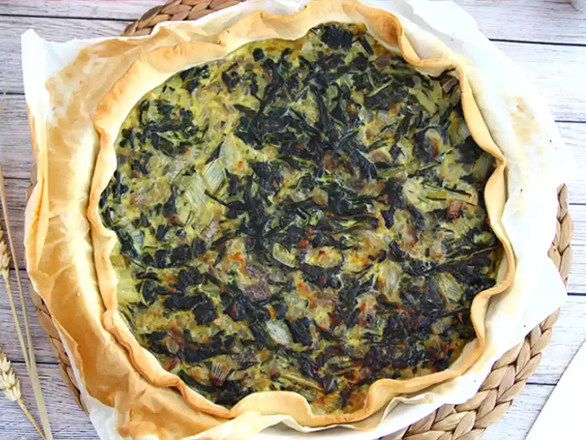 Tarte de acelga com queijo - foto 3