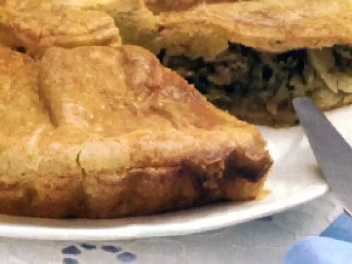 Tarte de Alheira e Legumes