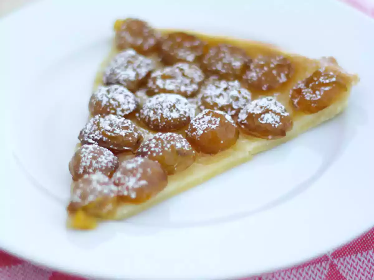 Tarte de ameixa amarela simples - foto 2
