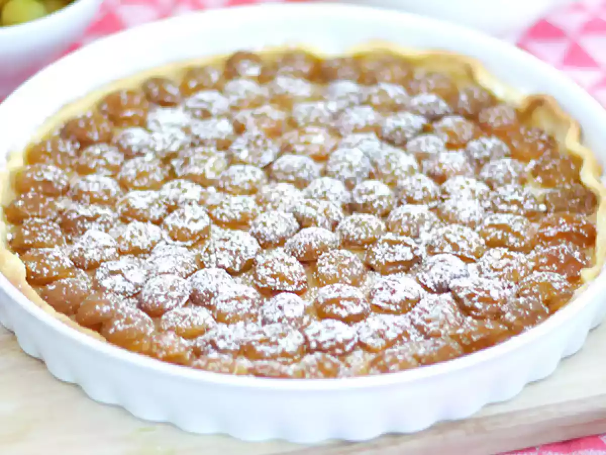 Tarte de ameixa amarela simples - foto 4