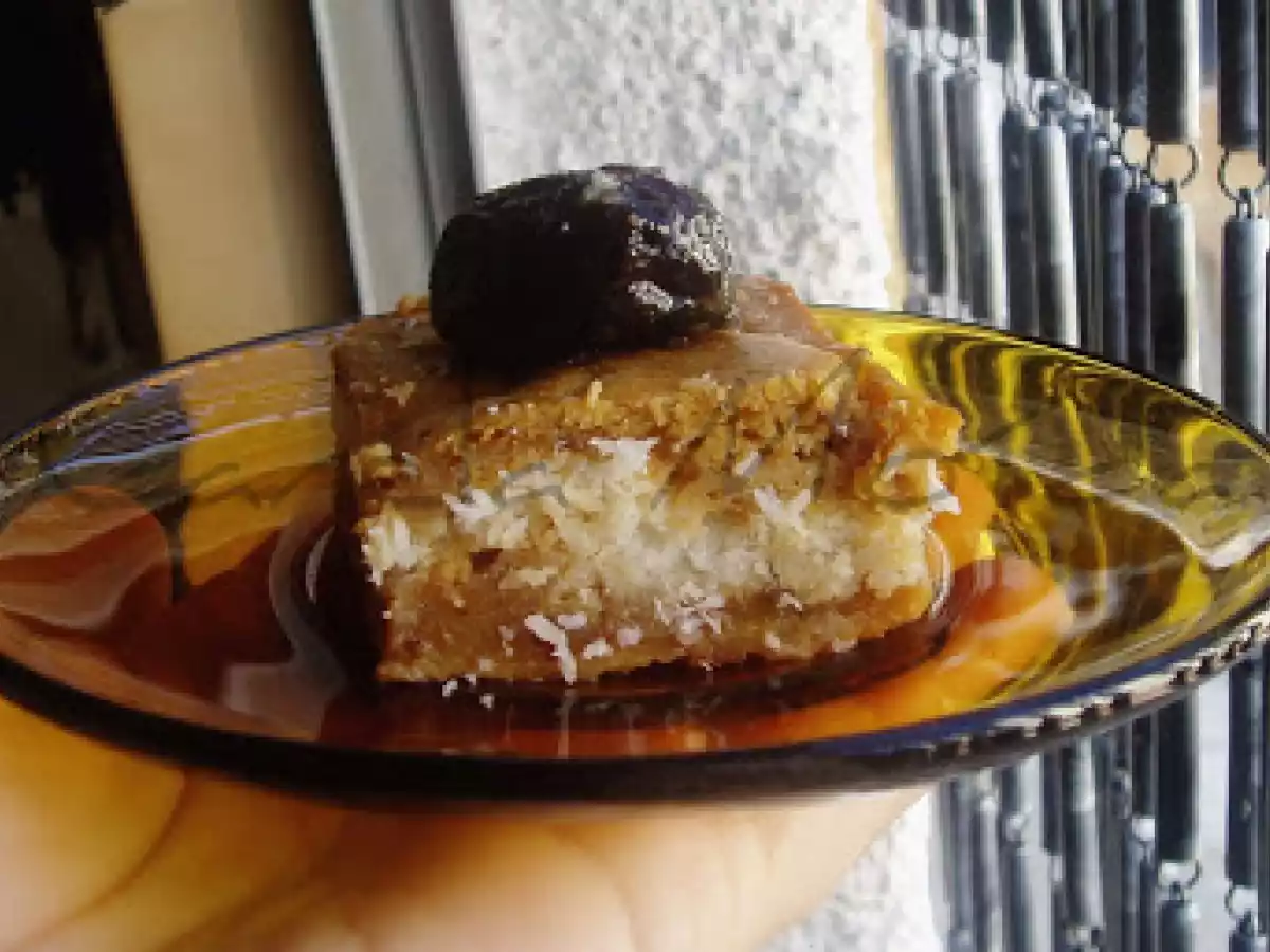 Tarte de ameixa seca