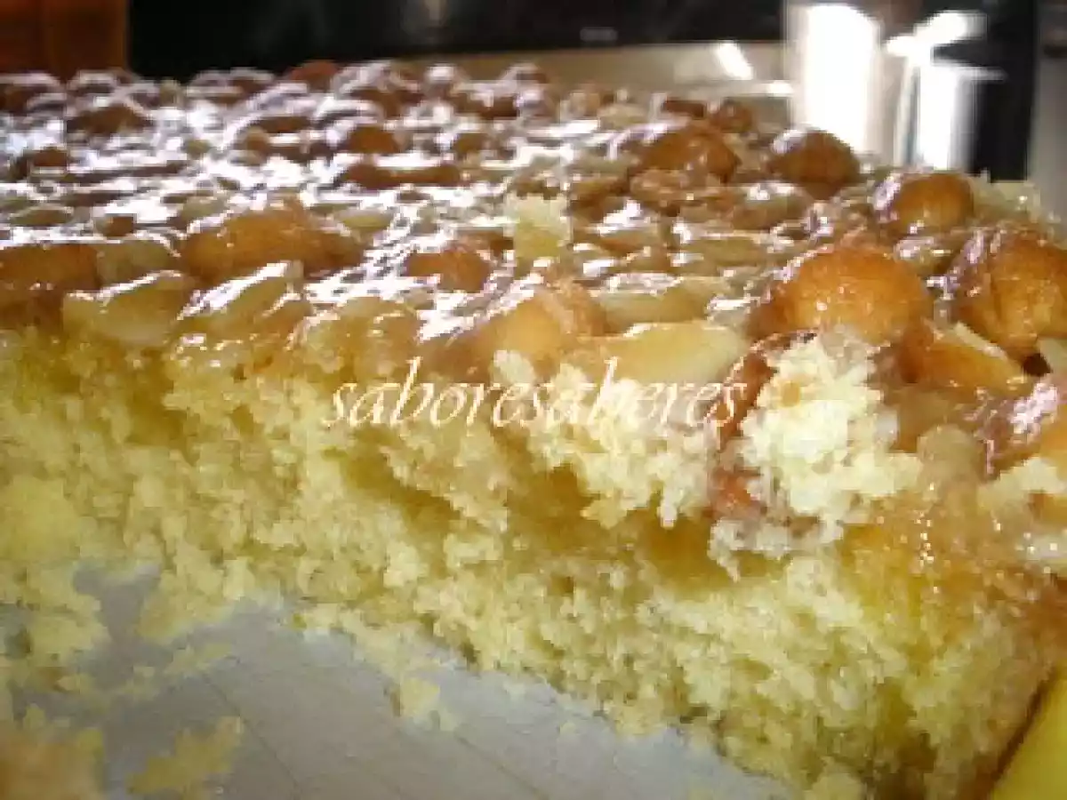 Tarte de Amendoa e Amendoim com mel