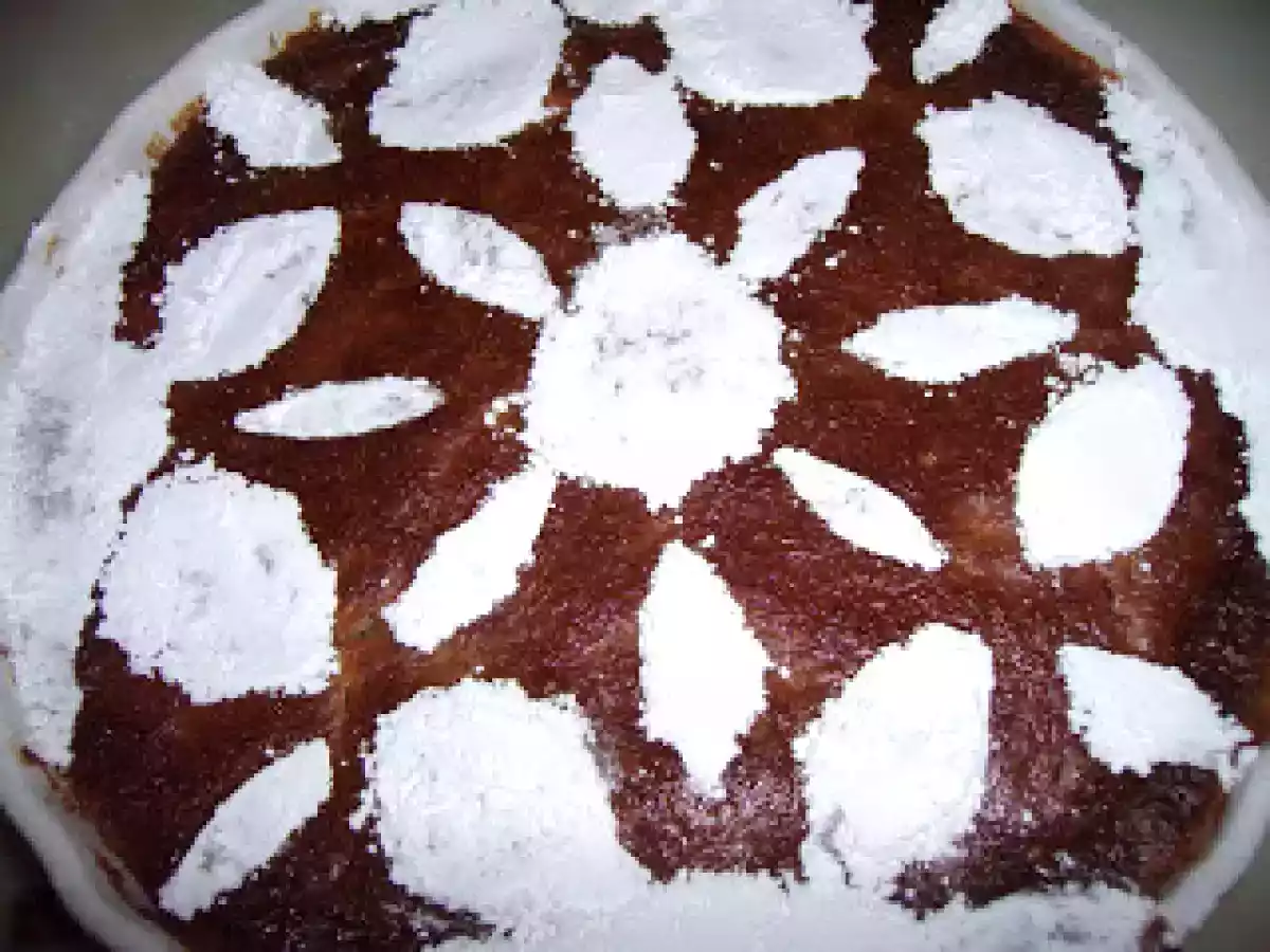 Tarte de amêndoa e gila