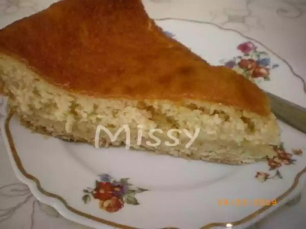 Tarte de amêndoa e Nata