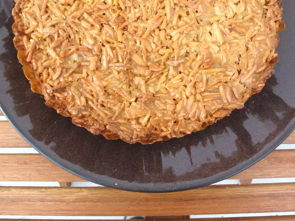 Tarte de amêndoa sem lactose
