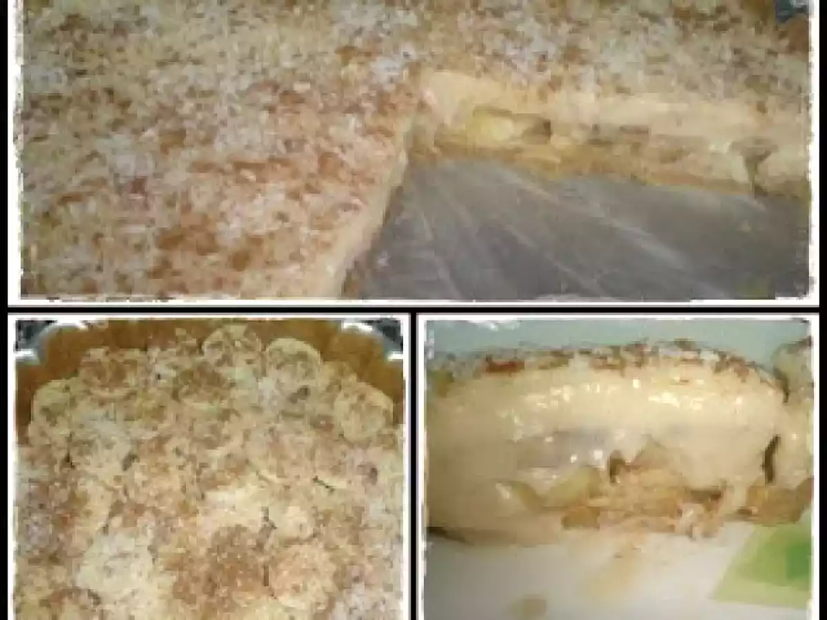 Tarte de Banana com Canela e Coco
